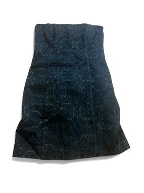 Robin Jordan Black Lace Strapless‎ Corset Dress Size 10 Boned USA Y2K Vintage